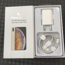 پک شارژر آیفون اورجینال  اپل کابل و کلگی iPhone XS MAX