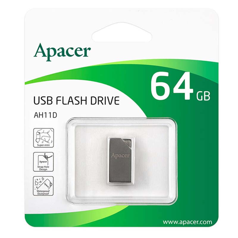 فلش 64 گیگ USB2.0 اپیسر Apacer AH11D